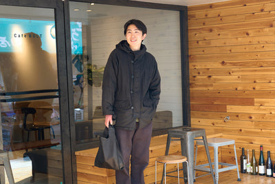 あのひと、にあう革。〜富岡誠太さんに、「ハリー」〜