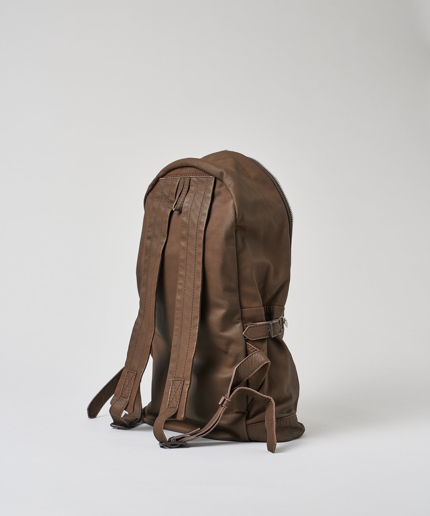 #11《SALE 30%》デイリュックミッド (dark brown) / やぎ革・ベアー