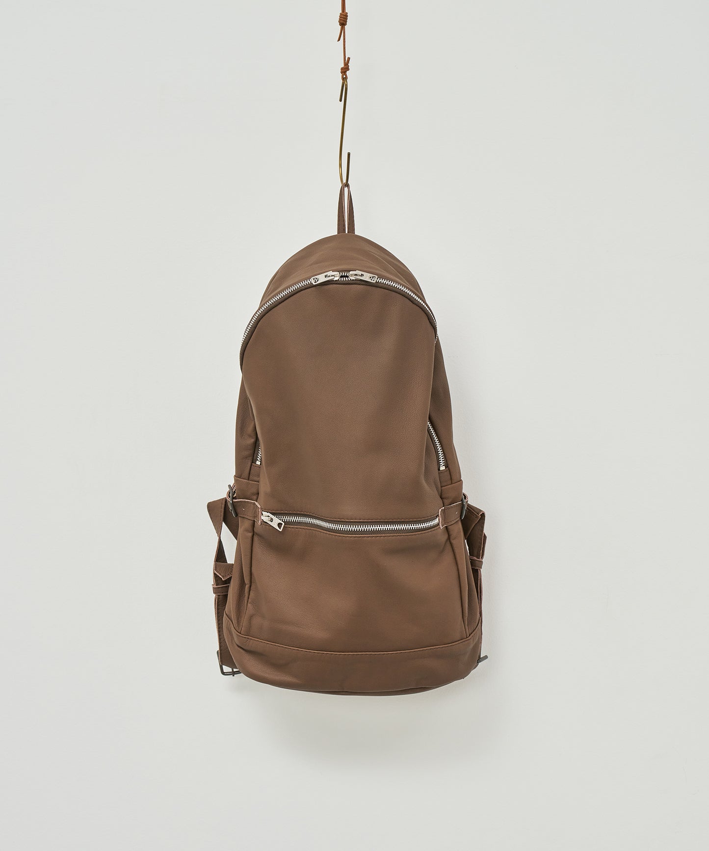 #11《SALE 30%》デイリュックミッド (dark brown) / やぎ革・ベアー