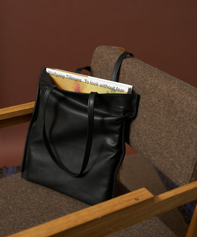 #15/ ドキュメントトート(black)/ やぎ革・スティル