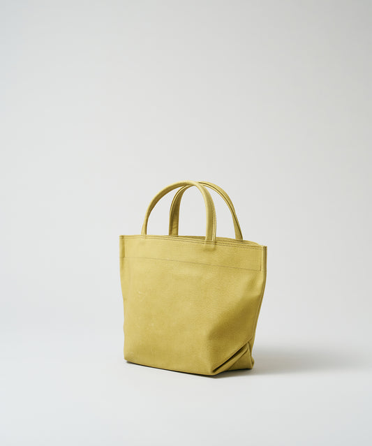 #30/ ランチバッグS(pistachio yellow)/ ピッグスキン・ハリー