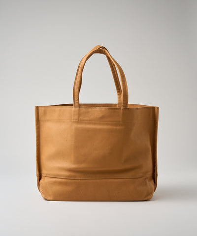 #30/ ワイドトートL(camel)/ ピッグスキン・ハリー