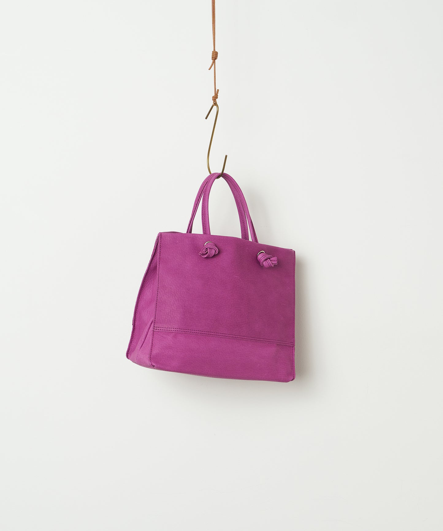 #30/ ミニショッパー(peony purple)/ ピッグスキン・ハリー