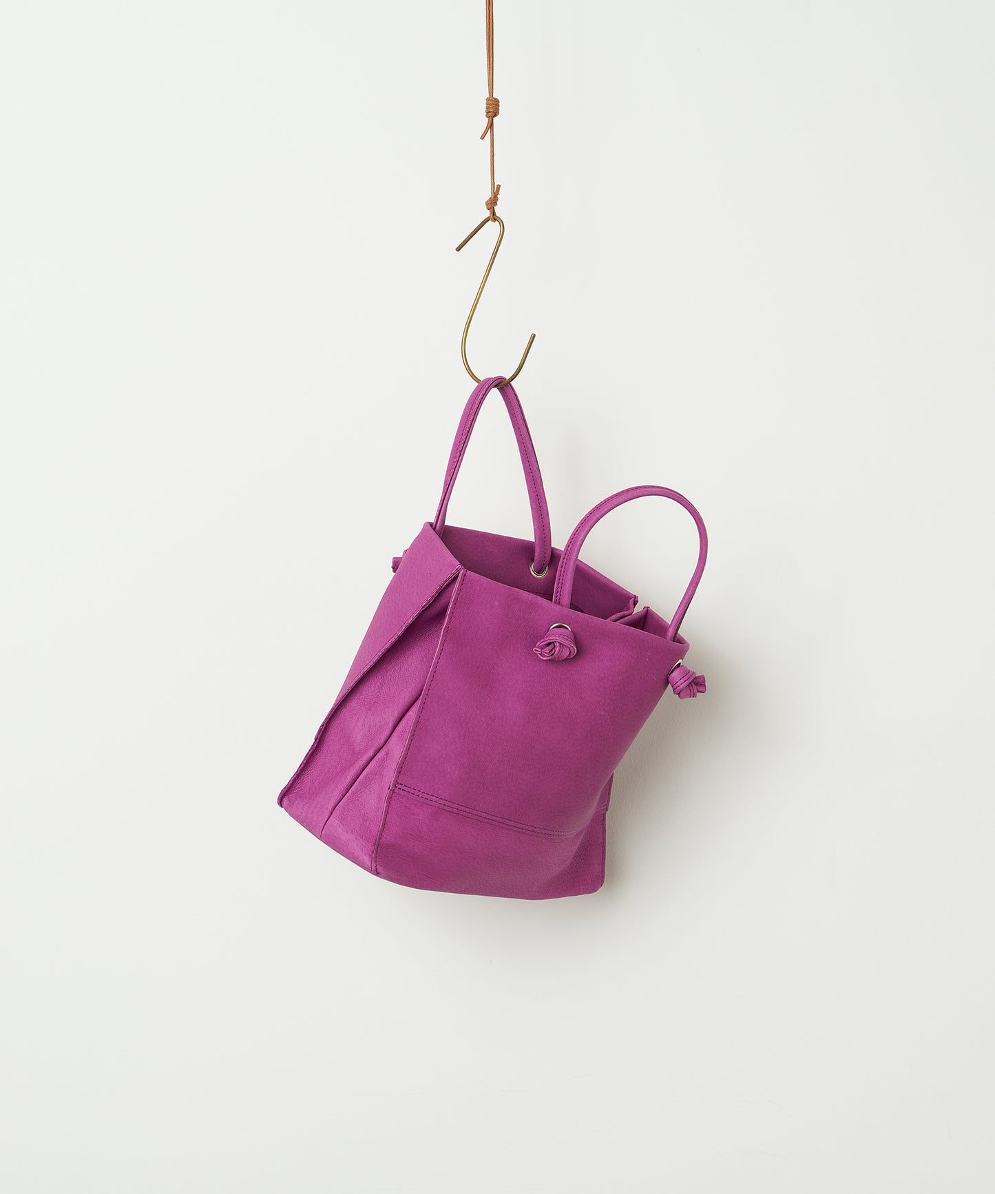 #30/ ミニショッパー(peony purple)/ ピッグスキン・ハリー