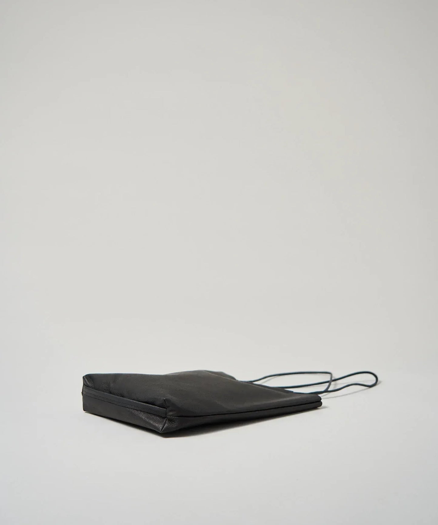 #30/ ミニトート(black)/ ピッグスキン・ハリー - REN