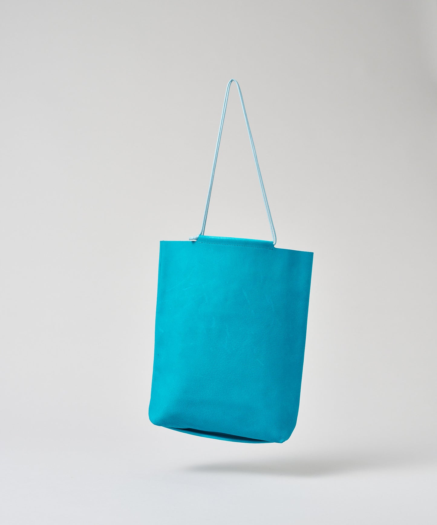 #30《SALE 40%》ミニトート(turquoise)/ ピッグスキン・ハリー