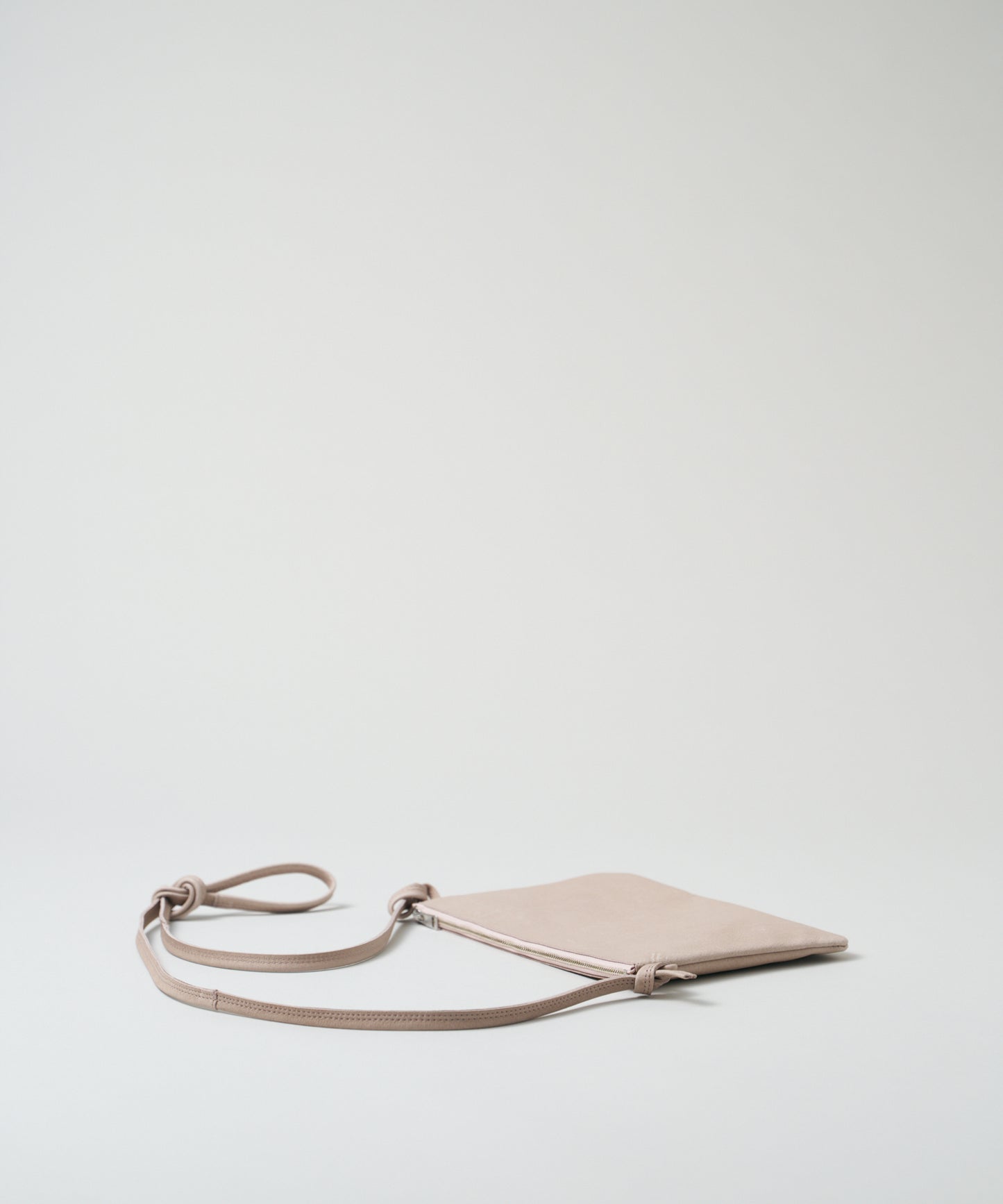 #30/ ポーチショルダー(pink beige)/ ピッグスキン・ハリー
