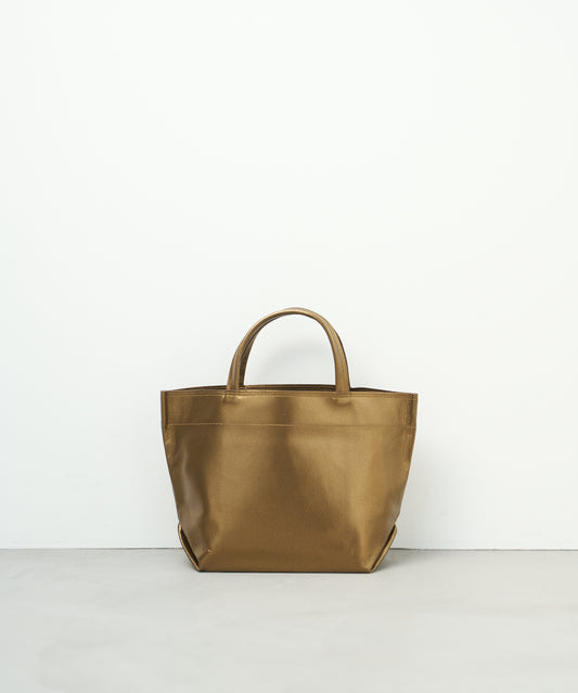 #36/ ランチバッグS(antique gold)/ ピッグスキン・ラスラ