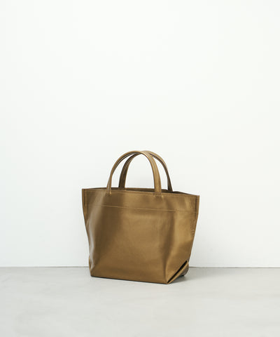 #36/ ランチバッグS(antique gold)/ ピッグスキン・ラスラ