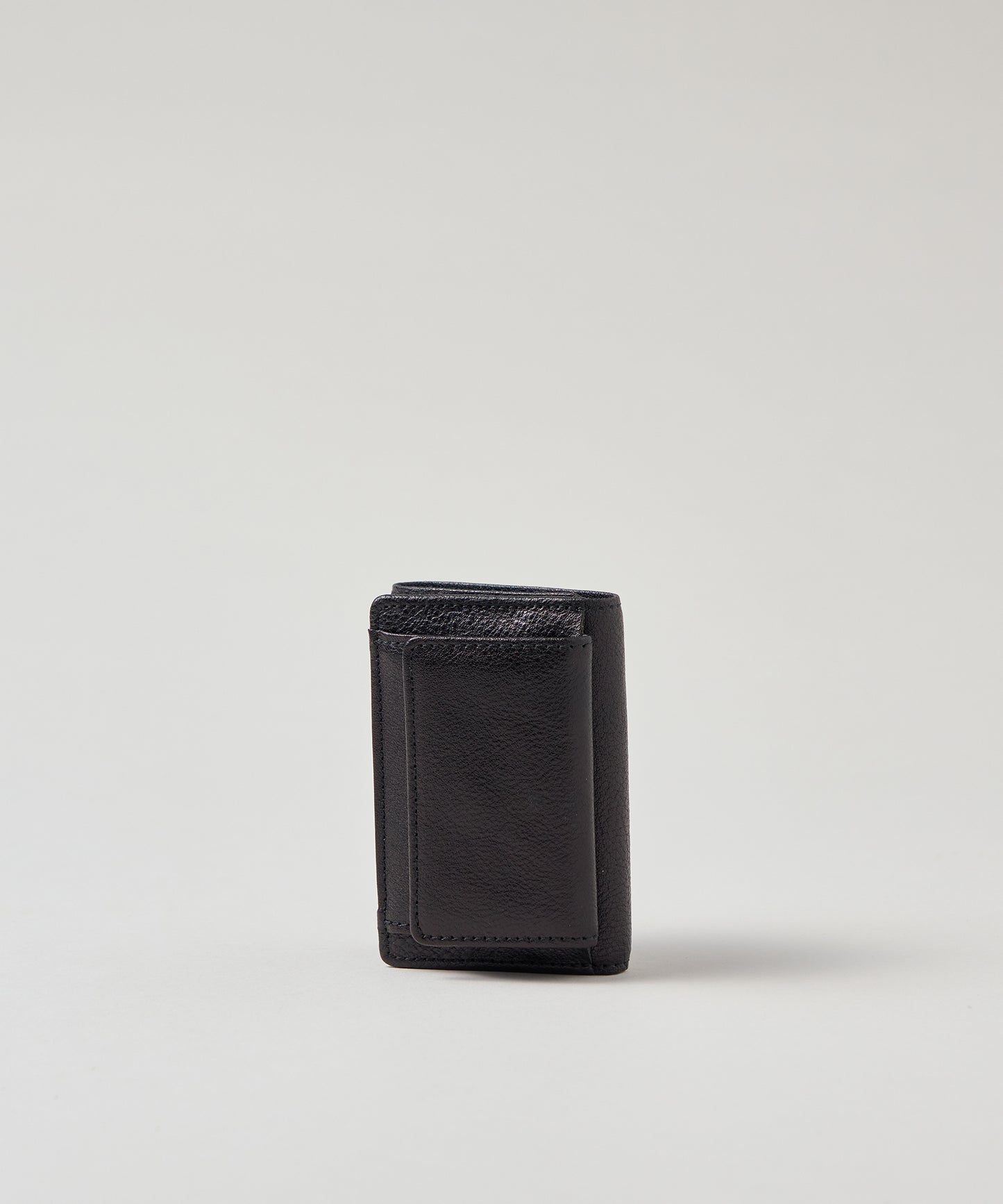 #50 / ミニウォレット(black)/ 牛革・ソラム