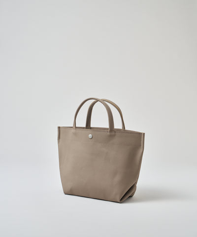 #51b《BF SALE 30%》ランチバッグS ・ホック付き(almond gray) / 牛革・フィリップ