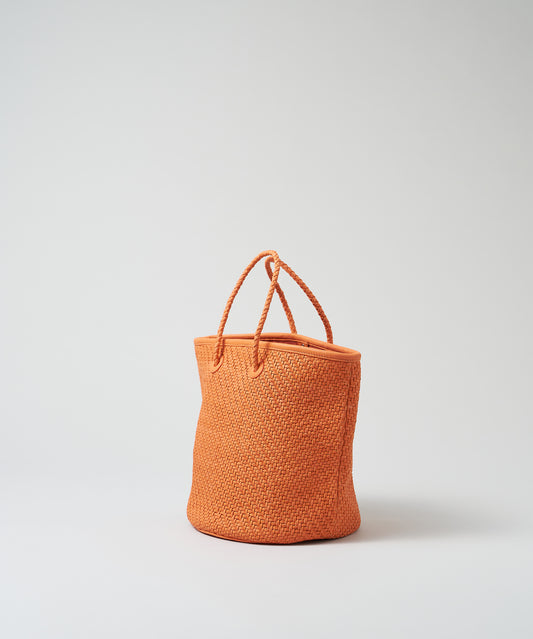 #60/ バスケット(orange)/ 羊革・シープメッシュ