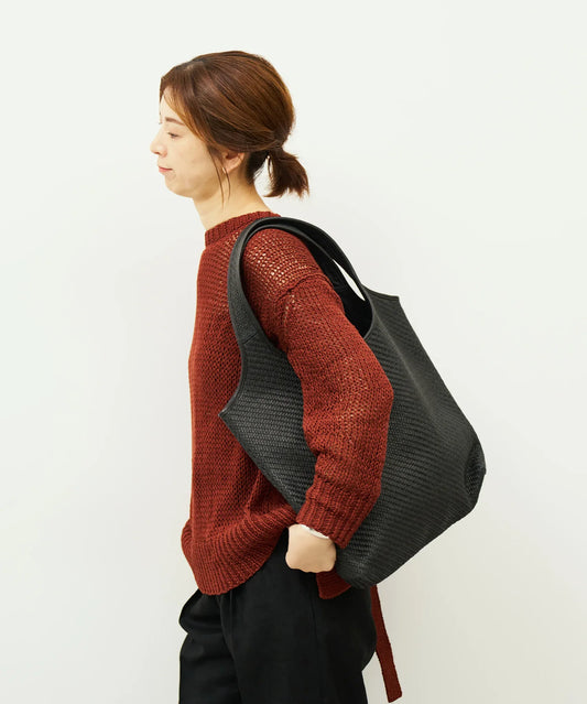 #60/ メトロキャリー(black)/ 羊革・シープメッシュ