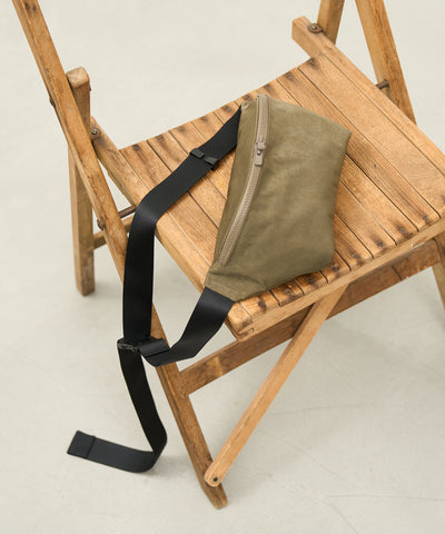#89 / ウエストバッグ(khaki)/ HD NYLON