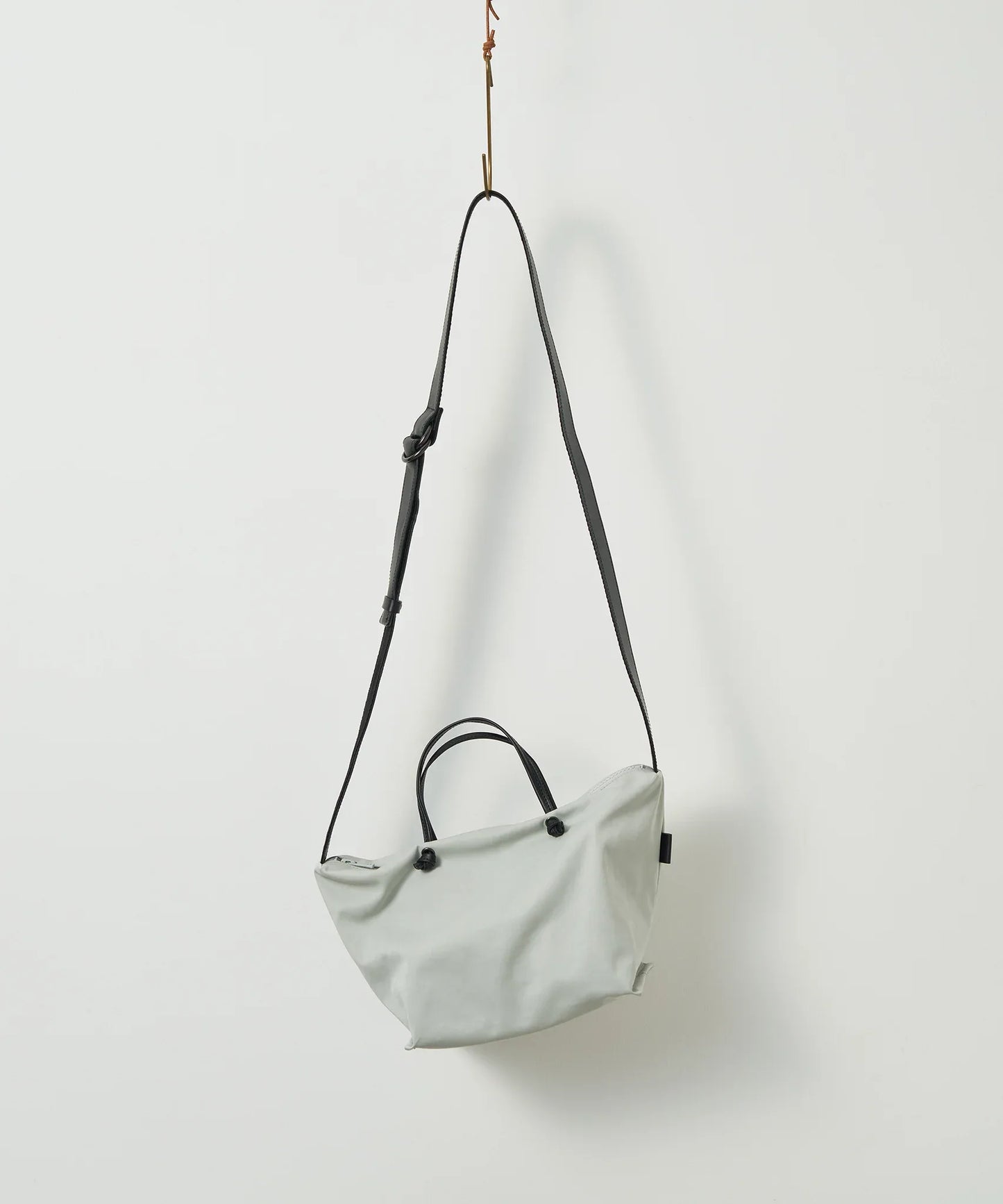 #89/ 2wayミニボストン(light gray)/ HD NYLON