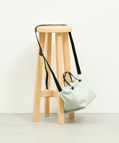 #89 / 2wayミニボストン(light gray)/ HD NYLON