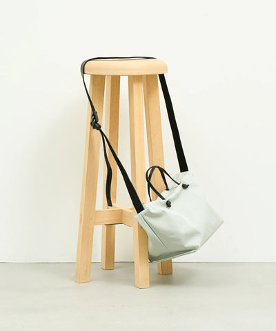 #89/ 2wayミニボストン(light gray)/ HD NYLON