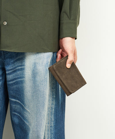 #33 / ポストマンウォレットS(roast brown)/ ピッグスキン・スモーク