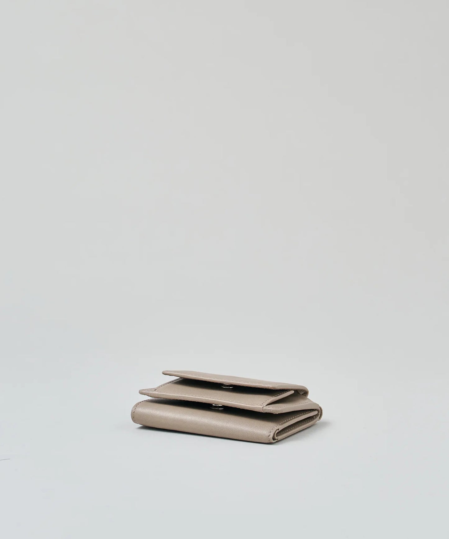 #45/ ミニウォレット(stone beige)/ 牛革・アペルト - REN