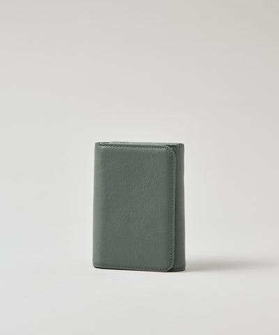 #50 / ポストマンウォレット S(peacock green) / 牛革・ソラム
