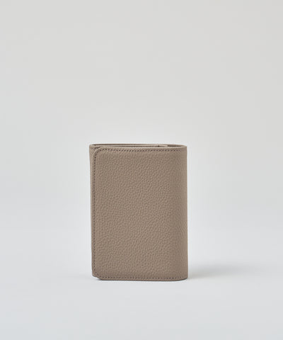 #51/ ポストマンウォレット S(almond gray)/ 牛革・フィリップ