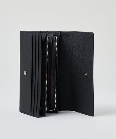 #51/ バンクウォレット(ink black)/ 牛革・フィリップ