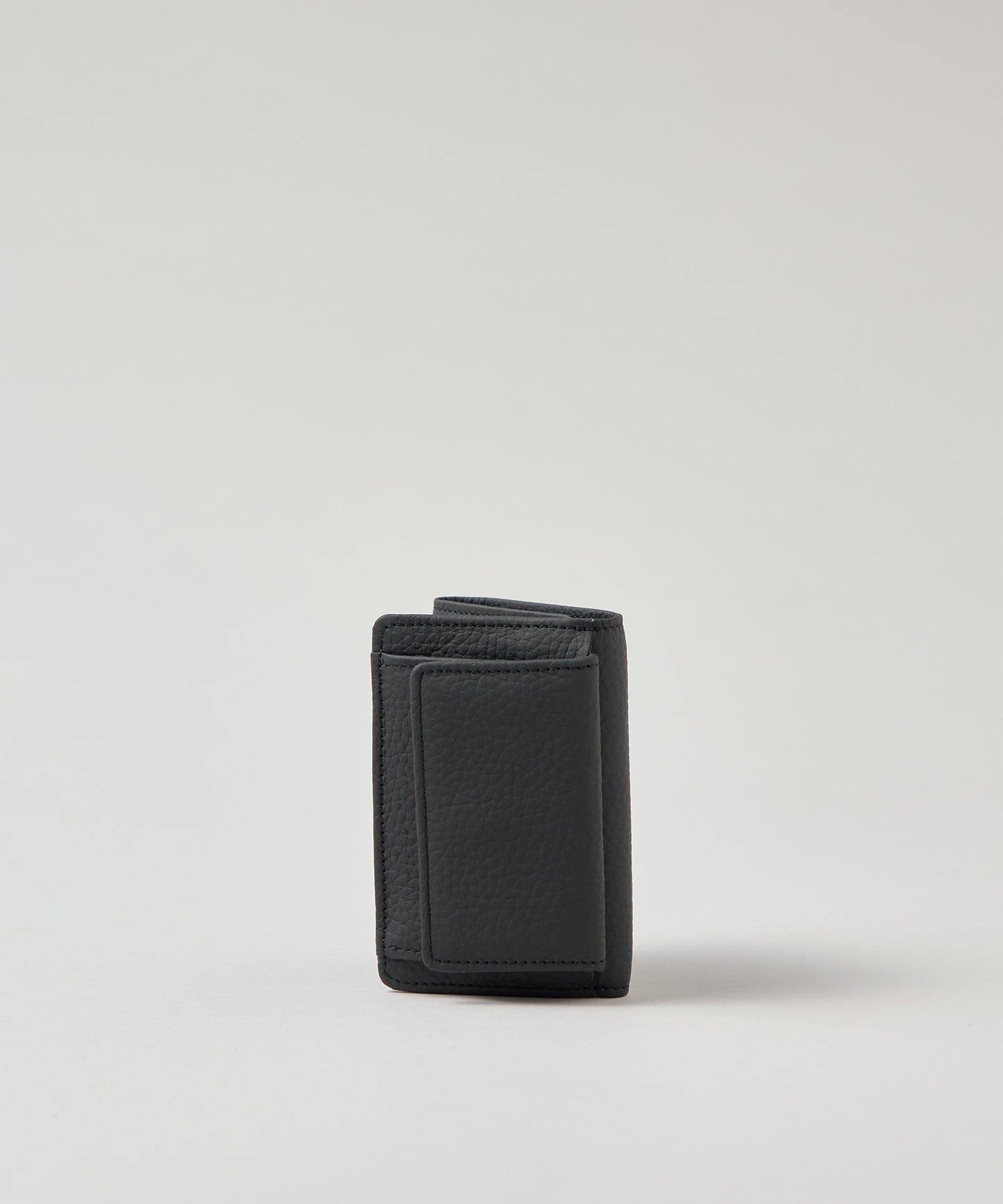 #53 / ミニウォレット(black)/ 牛革・エン