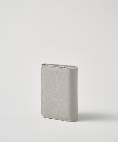 #53 / ポストマンウォレット S(pale gray)/ 牛革・エン