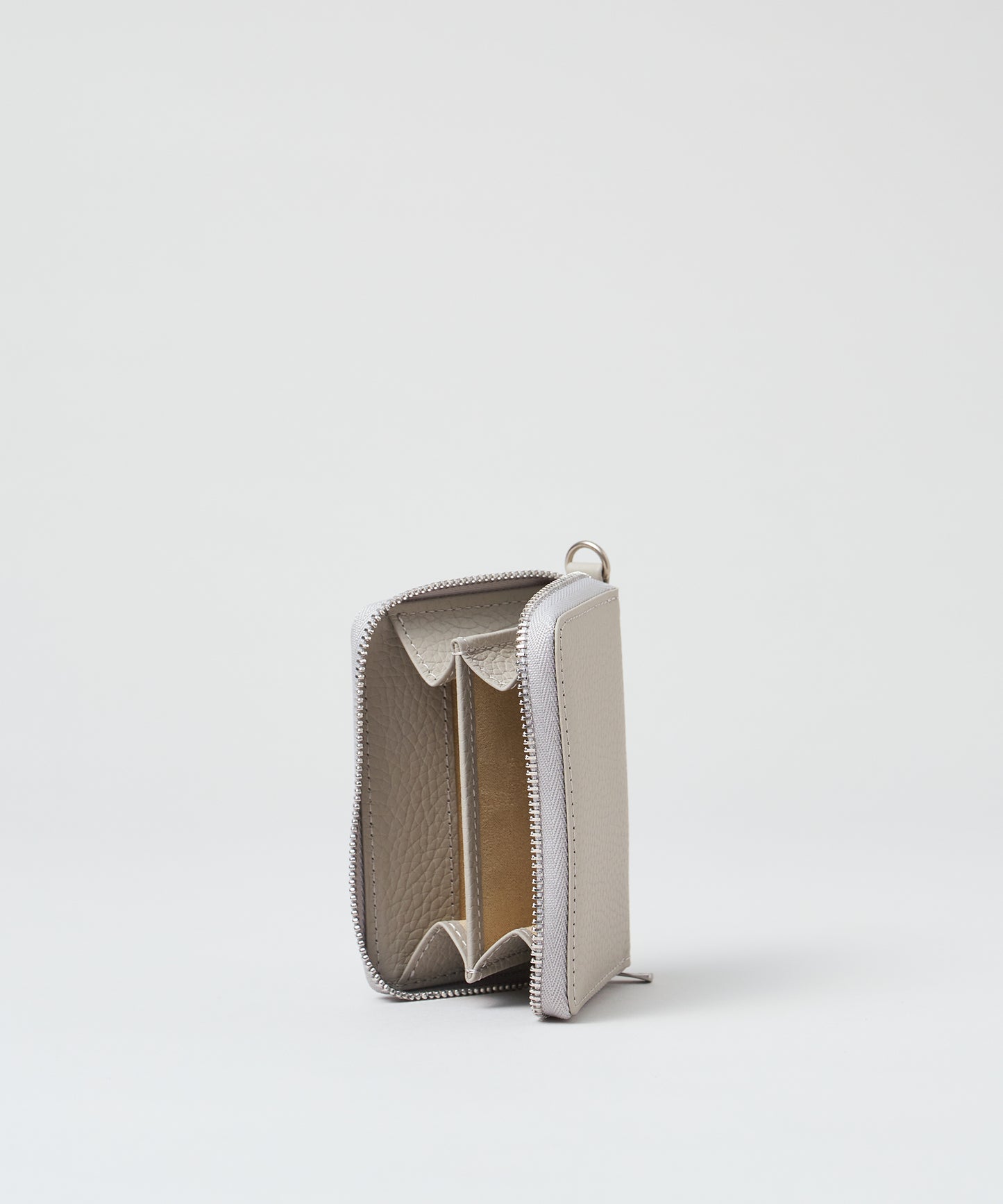 #53/ コインパース(pale gray)/ 牛革・エン