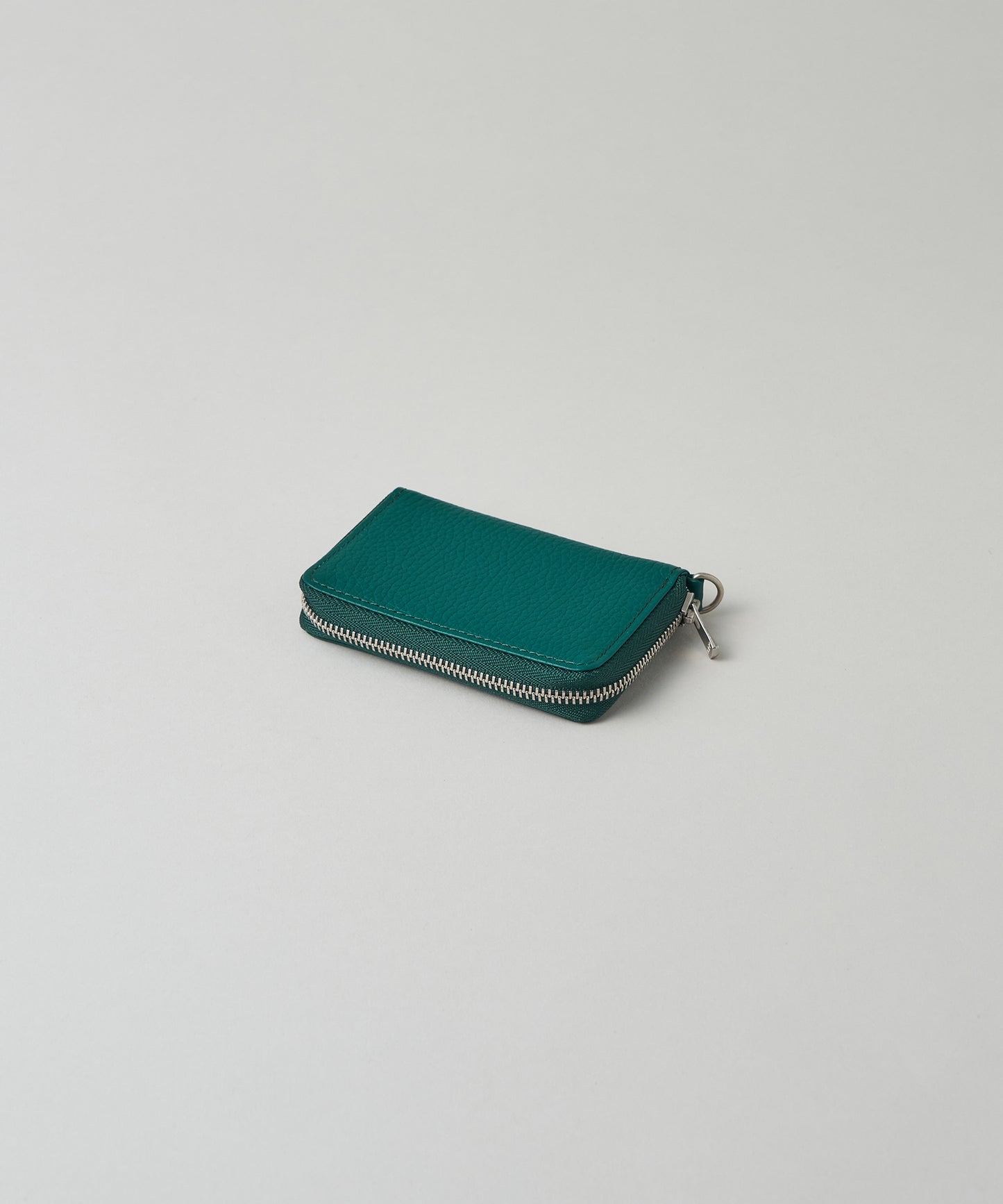 #53《SALE 50%》コインパース(bottle green)/ 牛革・エン