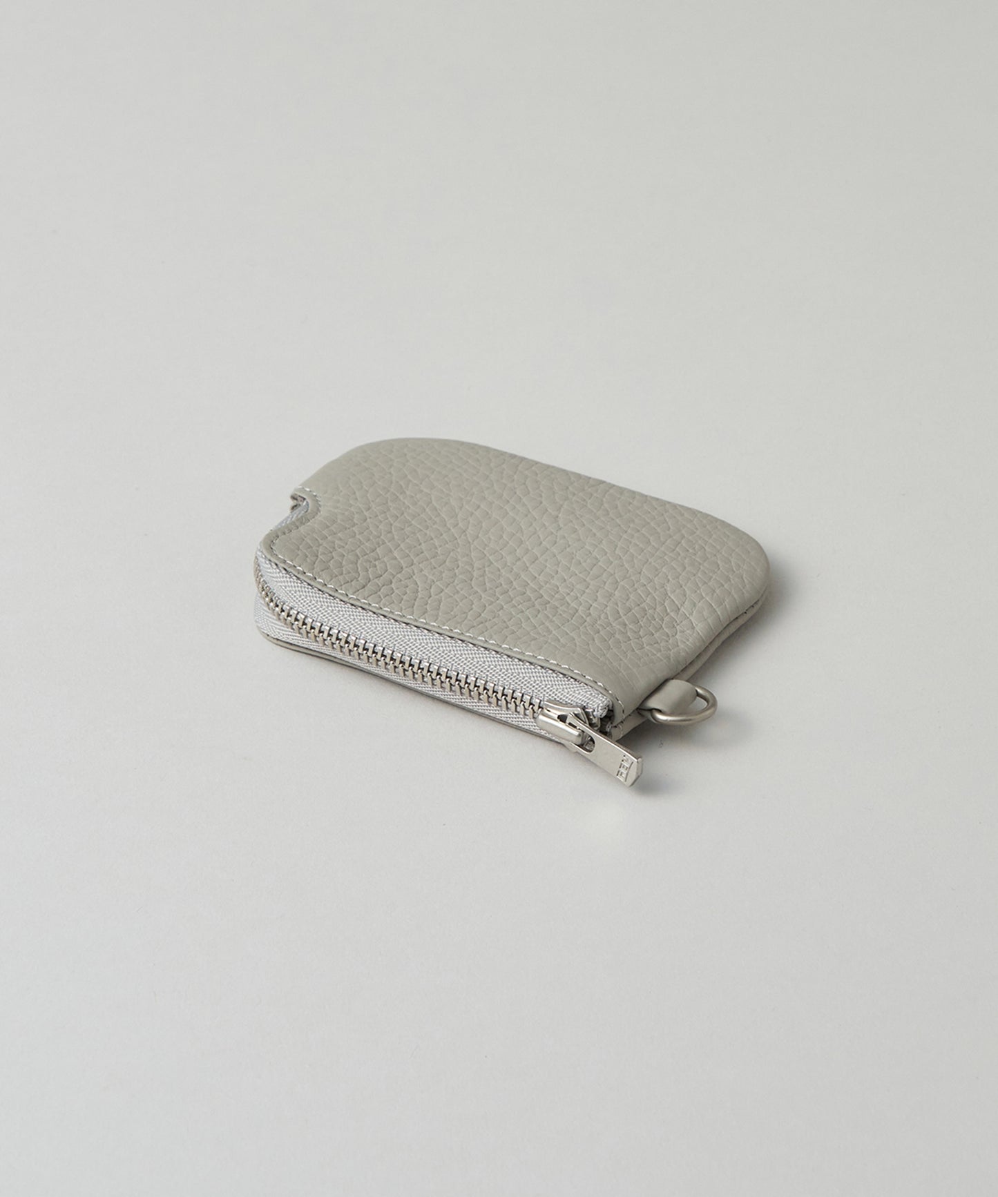 #53/ コインポケット(pale gray)/ 牛革・エン