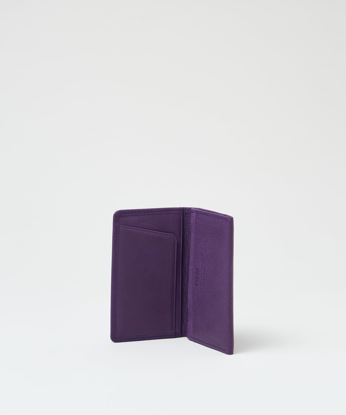 #55 / カードケース(purple)/ 牛革・ベビーバッファロー