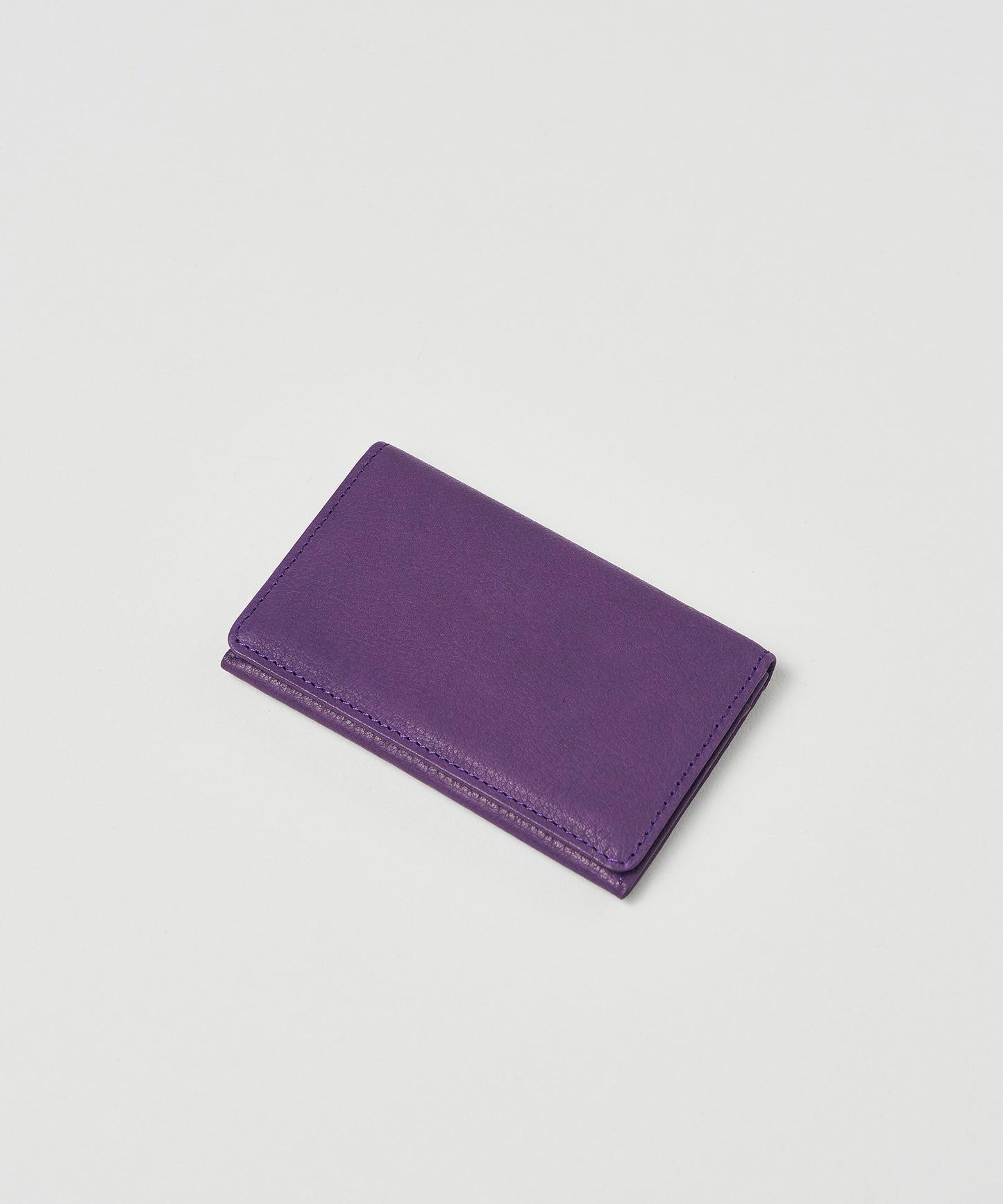 #55 / カードケース(purple)/ 牛革・ベビーバッファロー