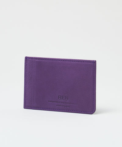 #55 / フラットパス(purple)/ 牛革・ベビーバッファロー