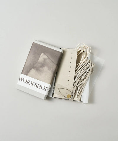 #30/ 結んで作る フリンジサコッシュ〈oatmeal〉/ WORKSHOPKIT