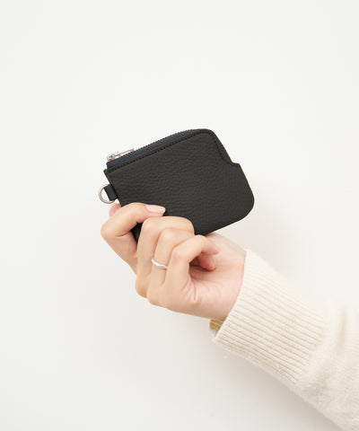 #53 / コインポケット(black)/ 牛革・エン