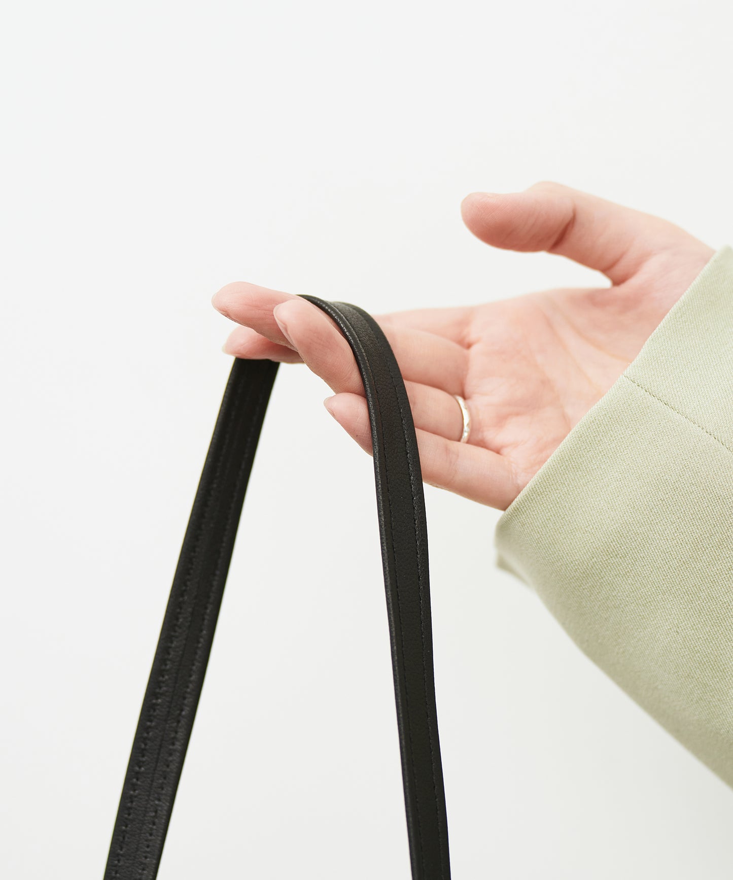 #15/ ドキュメントトート(black)/ やぎ革・スティル