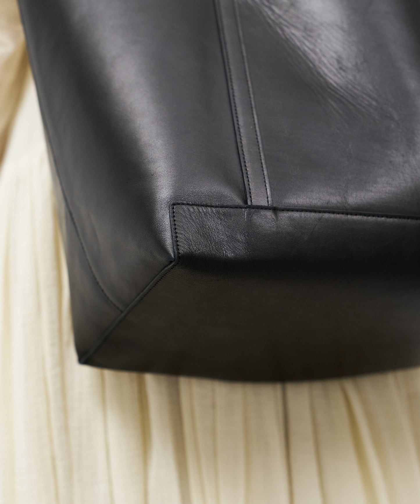 #45/ マキシトート / 牛革・アペルト(black)