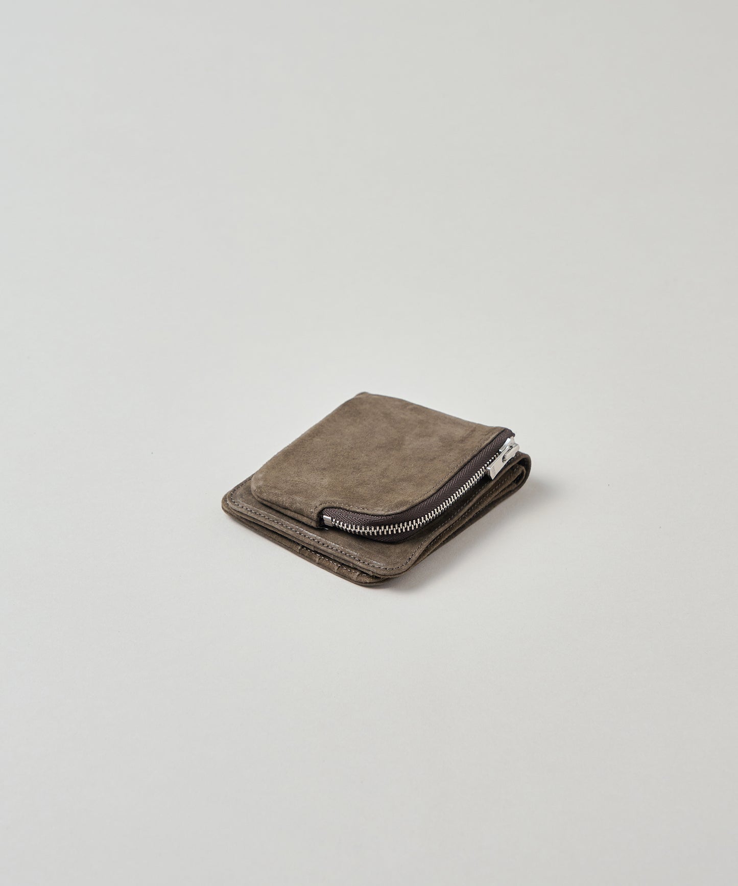 #33 / 外ポケウォレット(dark gray)/ ピッグスキン・スモーク