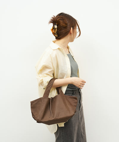#11《BF SALE 20%》ダックストートS (dark brown) / やぎ革・ベアー