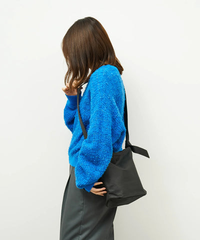 #11/ ストロール ショルダー (black) / やぎ革・ベアー