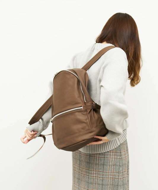 #11《SALE 40%》デイリュック (dark brown) / やぎ革・ベアー