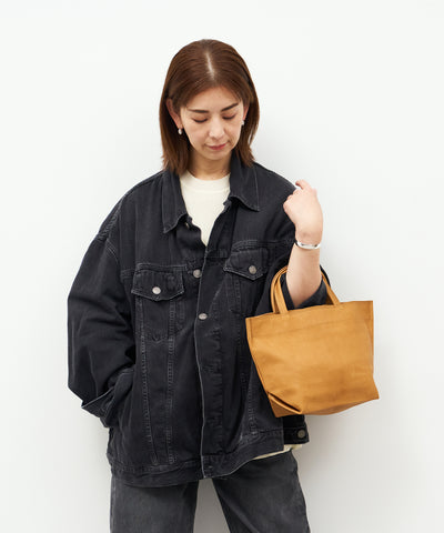 #30/ ランチバッグS(camel)/ ピッグスキン・ハリー