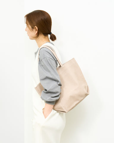 #30/ ランチバッグM(pink beige)/ ピッグスキン・ハリー