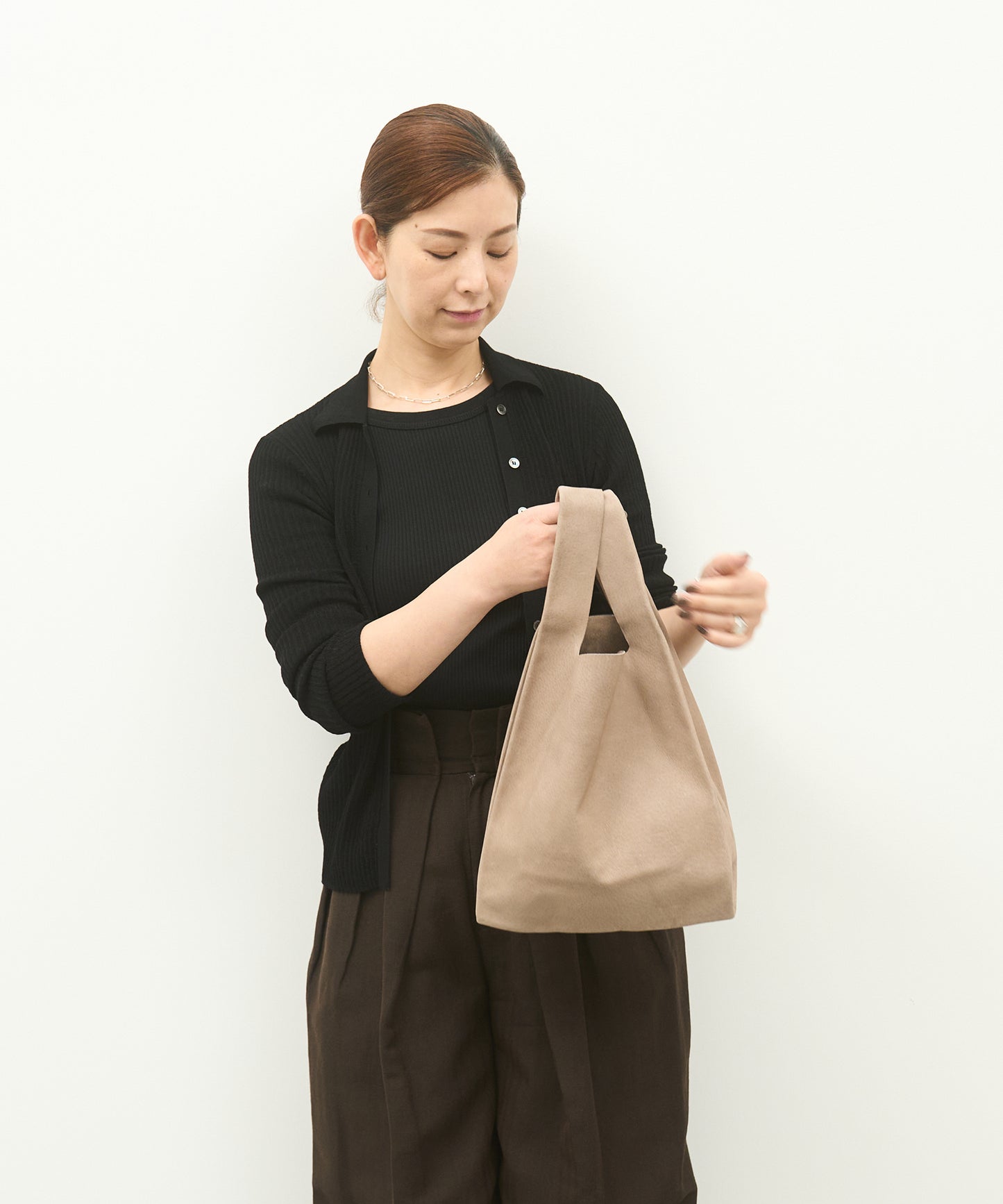 #30/ 【限定販売】レジブクロ(ETONOVAコラボ / pink beige #B)/ ピッグスキン・ハリー