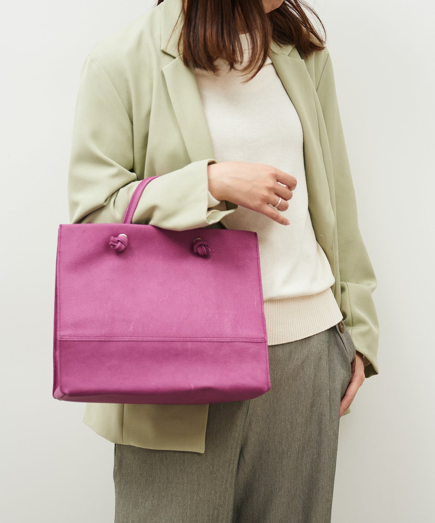 #30/ デイショッパー(peony purple) / ピッグスキン・ハリー