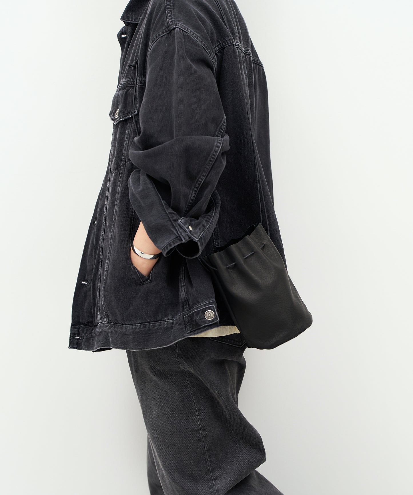 #30 / ミニキャニスターボトル(black)/ ピッグスキン・ハリー