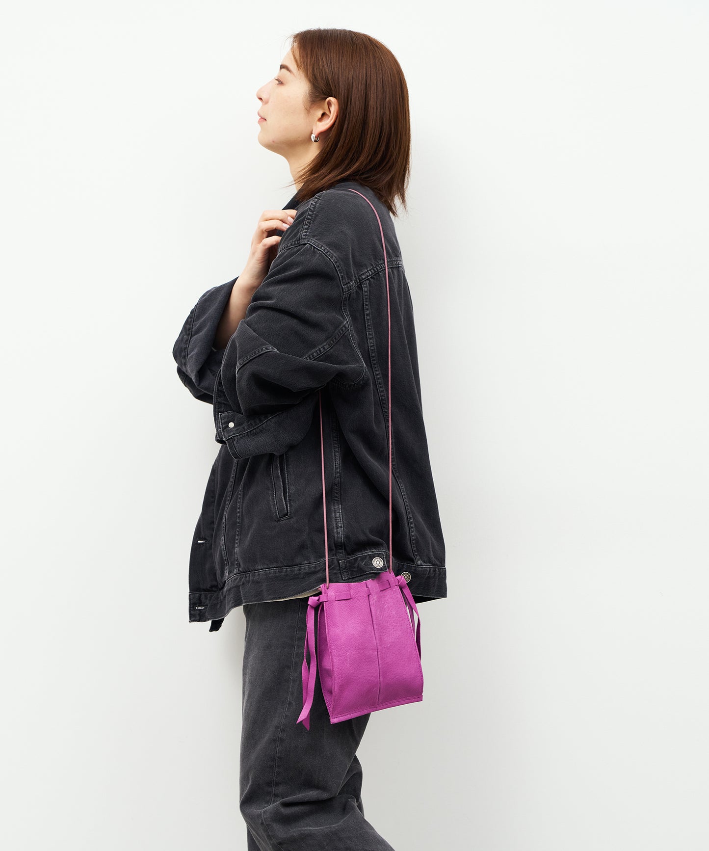 #30 / メディスンポシェット(peony purple) / ピッグスキン・ハリー