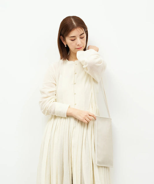 #30《SALE 40%》フラットショルダー(oatmeal)/ ピッグスキン・ハリー - REN