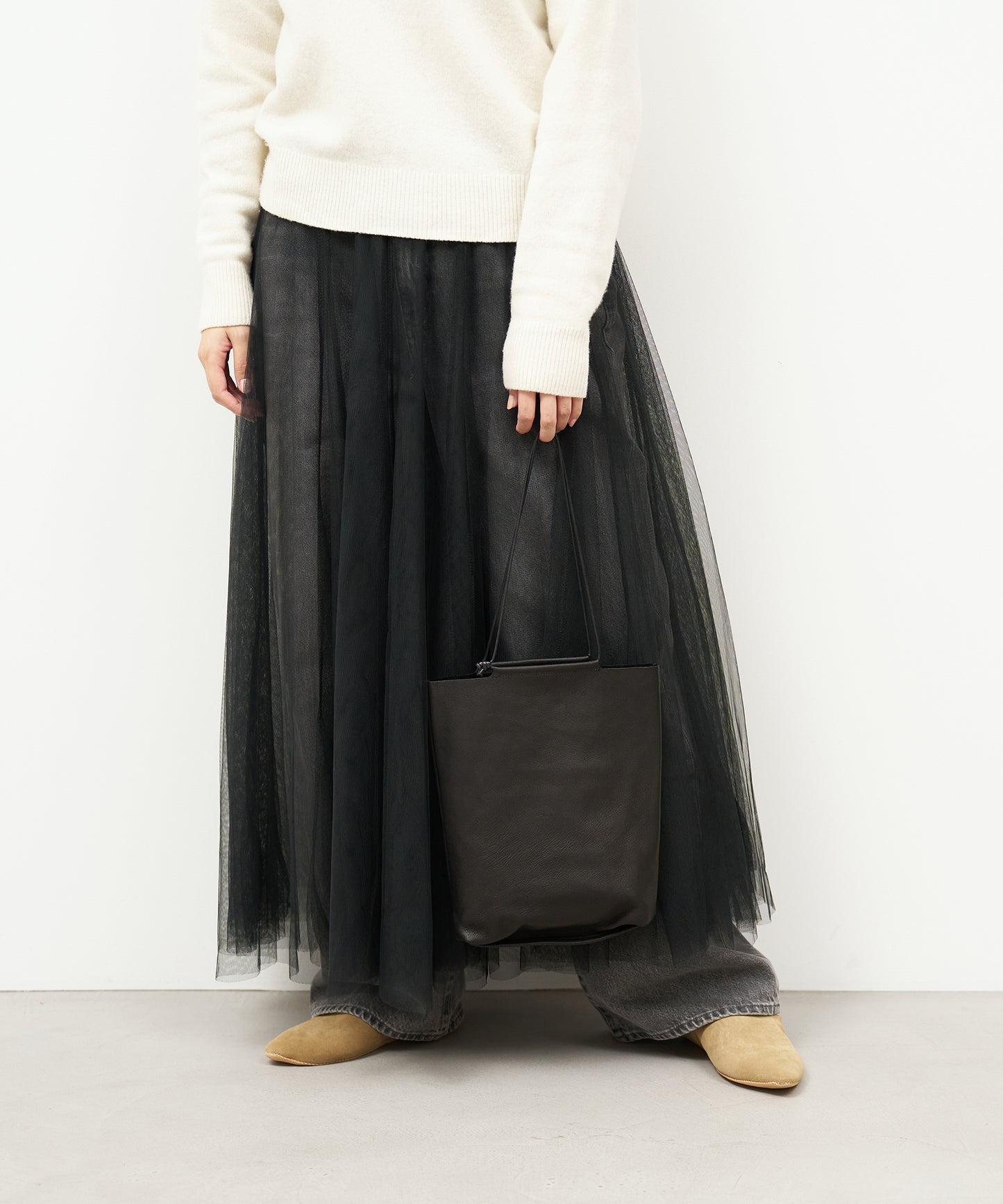 #30 / ミニトート(black)/ ピッグスキン・ハリー